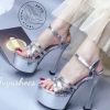 giày cao gót 15p - Mẫu đúp đi dự tiệc
