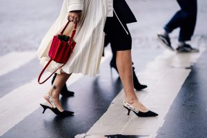 Giày Cao Gót slingback màu pastel 